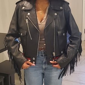 Coach womens Leather jacket